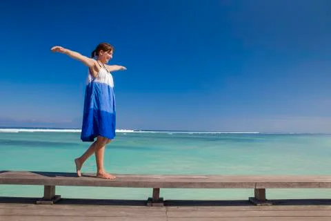 Enjoying the summer Stock Photos