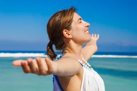 Enjoying the summer Stock Photos