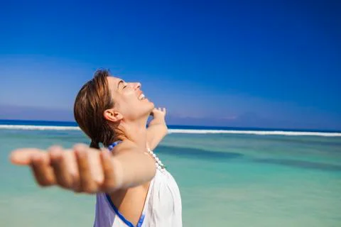 Enjoying the summer Stock Photos