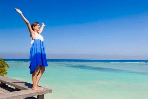 Enjoying the summer Stock Photos