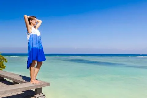 Enjoying the summer Stock Photos