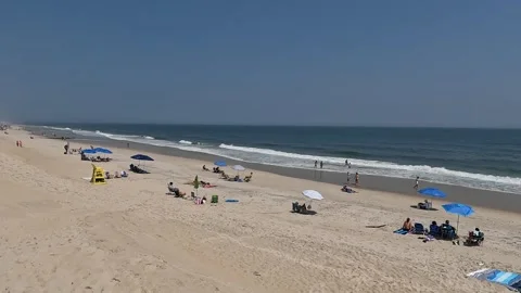Enjoying Time at the Beach Video stock 281365819