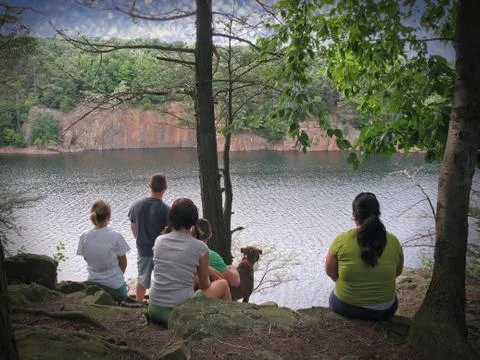 Enjoying the View Stock Photos