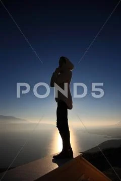 Enjoying the view Stock Photos