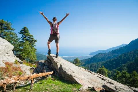 Enjoying the view Stock Photos