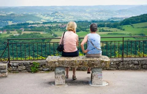 Enjoying the view Stock Photos