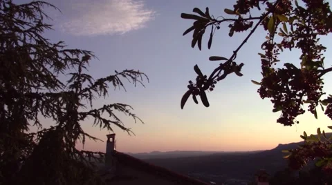 Enjoying the view at sunset Stock Footage 68348514