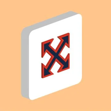 Enlarge computer symbol Illustrazione stock