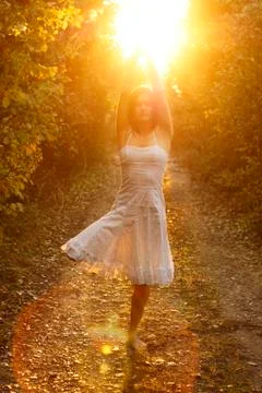 Enlightened road Stock Photos