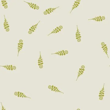 Enlightenment buddhism glyph seamless pattern Stock Illustration