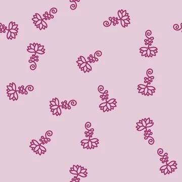 Enlightenment buddhism line vector seamless pattern Stock Illustration