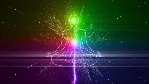 Enlightenment Meditation and third eye opening Video stock 168953920