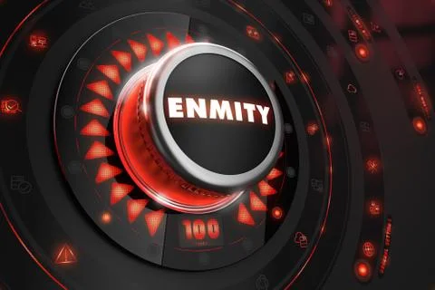Enmity Controller on Black Console Stock Illustration