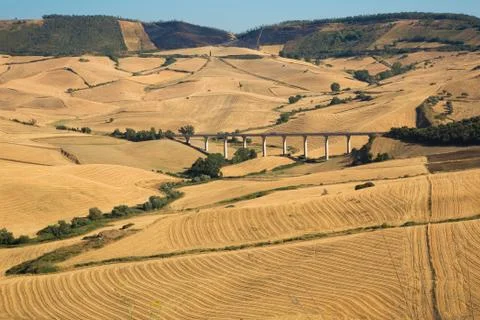 ENNA landscape Stock Photos