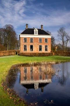 The Ennemaborg manor Stock Photos