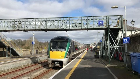 Enniscorthy Train Station Stock Footage 125944437
