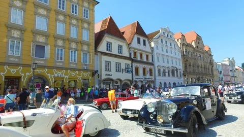 Ennstal Classic in Gröbming, Steiermark, Austria 库存影片 127018807