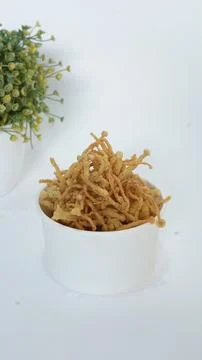Enoki Mushroom Stock Photos
