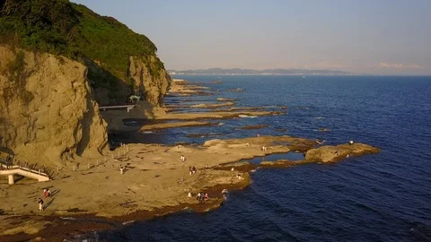 Enoshima Cliffs from above  Vidéo 86406580