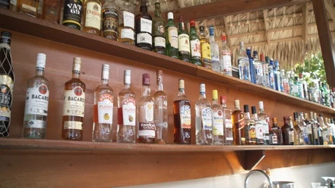 Enough alcohol to sink a ship Stock Footage 113352678