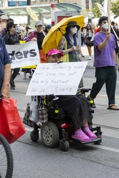 Enough is Enough Protest in Toronto - 05-03-2023 Stock Photos