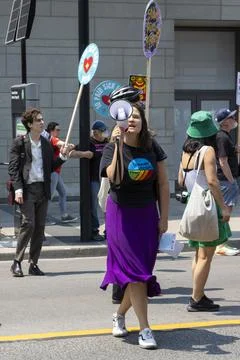 Enough is Enough Protest in Toronto - 05-03-2023 Stock Photos