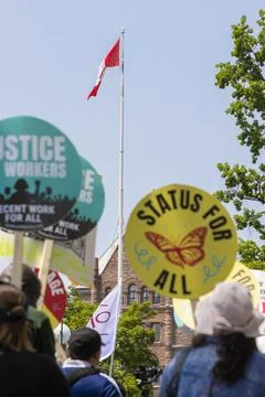 Enough is Enough Protest in Toronto - 05-03-2023 Stock Photos