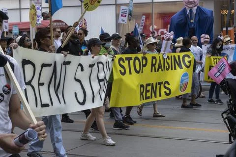 Enough is Enough Protest in Toronto - 05-03-2023 Stock Photos