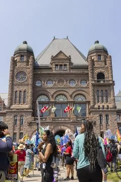 Enough is Enough Protest in Toronto - 05-03-2023 Stock Photos
