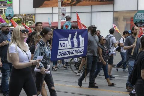 Enough is Enough Protest in Toronto - 05-03-2023 Stock Photos