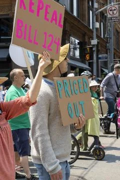 Enough is Enough Protest in Toronto - 05-03-2023 Stock Photos