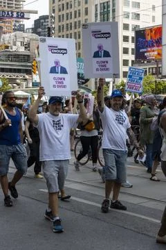 Enough is Enough Protest in Toronto - 05-03-2023 Stock Photos