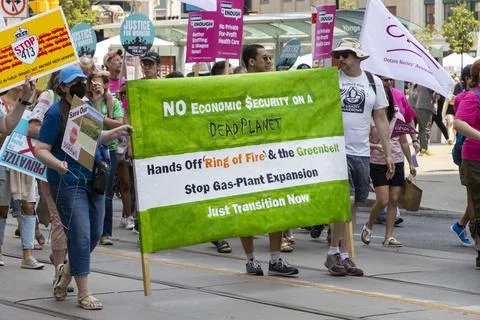 Enough is Enough Protest in Toronto - 05-03-2023 Stock Photos