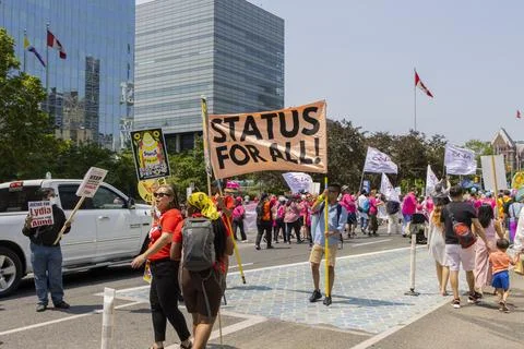 Enough is Enough Protest in Toronto - 05-03-2023 Stock Photos