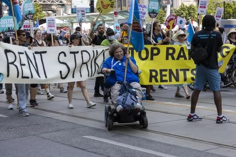 Enough is Enough Protest in Toronto - 05-03-2023 Stock Photos