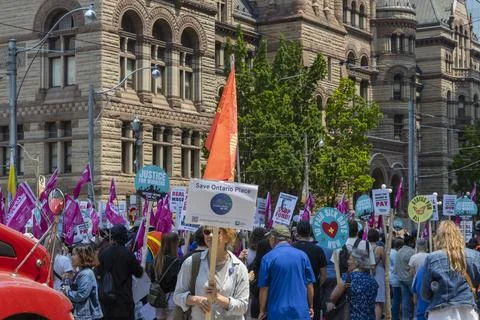 Enough is Enough Protest in Toronto - 05-03-2023 Stock Photos