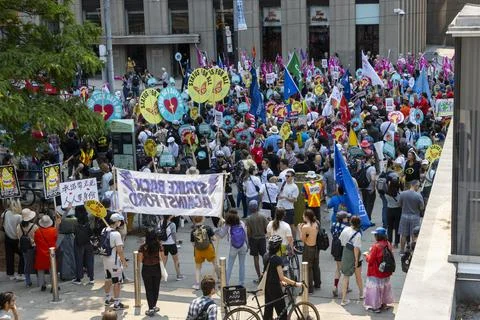 Enough is Enough Protest in Toronto - 05-03-2023 Stock Photos