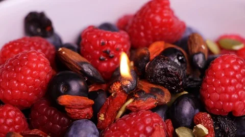 Enough of the healthy breakfast 库存影片 106251712