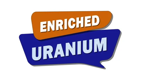 Enriched uranium – Uranium that has been processed to increase Stock Footage 309201198