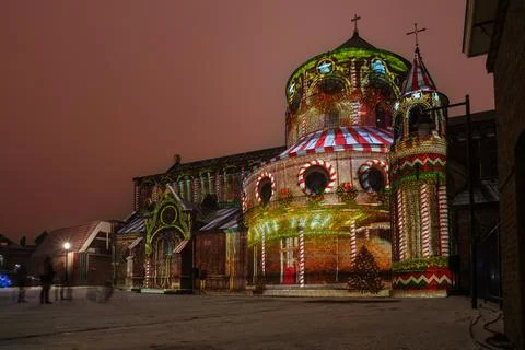 Enschede lights up Stock Photos