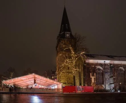 Enschede lights up Stock Photos