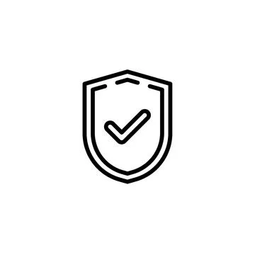 Ensuring Checkmark Protection with a Shield Strategy Stock Illustration