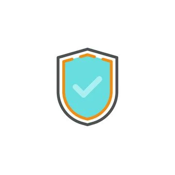 Ensuring Checkmark Protection with a Shield Strategy Stock Illustration