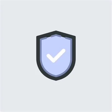 Ensuring Checkmark Protection with a Shield Strategy Stock Illustration