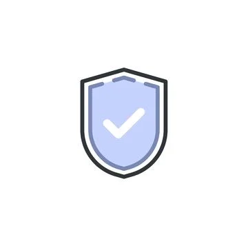 Ensuring Checkmark Protection with a Shield Strategy Stock Illustration