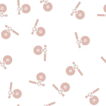 Ent doctor tool glyph vector seamless pattern Stock Illustration