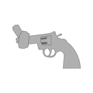 Entangled gun Stock Illustration