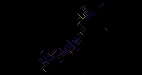 Entangled Map Grid of Japan Stock Footage 313282562