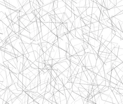 Entangled rough texture of thin lines. Monochrome background Illustrazione stock