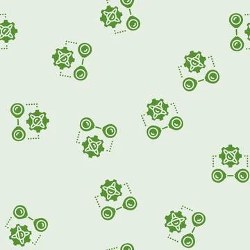 Entanglement between two particles glyph seamless pattern イラスト素材
